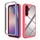 Per Samsung Galaxy A55 5G Starry Sky Custodia per telefono in TPU trasparente antiurto in tinta unita per PC (rosa) Per Samsung Galaxy A55 5G Starry Sky Custodia per telefono in TPU trasparente antiurto in tinta unita per PC (rosa)