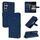 Per Samsung Galaxy S25+ 5G AZNS Custodia per telefono in pelle di vitello con texture a vibrazione (blu) Per Samsung Galaxy S25+ 5G AZNS Custodia per telefono in pelle di vitello con texture a vibrazione (blu)