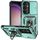 Per Samsung Galaxy S25+ 5G Custodia per telefono con supporto scorrevole Camshield (verde) Per Samsung Galaxy S25+ 5G Custodia per telefono con supporto scorrevole Camshield (verde)