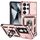 Per Samsung Galaxy S25 Ultra 5G Custodia per telefono con supporto scorrevole Camshield (oro rosa) Per Samsung Galaxy S25 Ultra 5G Custodia per telefono con supporto scorrevole Camshield (oro rosa)