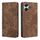 Per Redmi 13 4G RFID Anti-furto Spazzola Magnetico Custodia in Pelle per Telefono (Marrone) Per Redmi 13 4G RFID Anti-furto Spazzola Magnetico Custodia in Pelle per Telefono (Marrone)