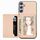 Per Samsung Galaxy S25 5G Portafoglio magnetico in fibra di carbonio con blocco RFID Custodia per telefono (cachi) Per Samsung Galaxy S25 5G Portafoglio magnetico in fibra di carbonio con blocco RFID Custodia per telefono (cachi)