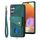 Per Samsung Galaxy S25 5G Retro Card Wallet Fold Custodia in pelle per telefono con cinturino (verde) Per Samsung Galaxy S25 5G Retro Card Wallet Fold Custodia in pelle per telefono con cinturino (verde)