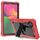 Per Xiaomi Redmi Pad SE 8.7 Custodia antiurto in silicone ibrido per tablet PC con supporto (nero + rosso) Per Xiaomi Redmi Pad SE 8.7 Custodia antiurto in silicone ibrido per tablet PC con supporto (nero + rosso)