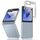 Per Samsung Galaxy Z Flip5 lce Folding Series Custodia per telefono PC trasparente integrata (argento) Per Samsung Galaxy Z Flip5 lce Folding Series Custodia per telefono PC trasparente integrata (argento)