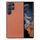 Per Samsung Galaxy S25 Ultra 5G Custodia per telefono con cover posteriore in pelle con trama in fibra di carbonio (marrone) Per Samsung Galaxy S25 Ultra 5G Custodia per telefono con cover posteriore in pelle con trama in fibra di carbonio (marrone)