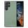 Per Samsung Galaxy S25 Ultra 5G Custodia per telefono con cover posteriore in pelle con trama in fibra di carbonio (verde) Per Samsung Galaxy S25 Ultra 5G Custodia per telefono con cover posteriore in pelle con trama in fibra di carbonio (verde)
