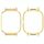 Per Redmi Watch 5 eSIM Custodia protettiva in metallo per orologio (oro)