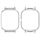 Per Redmi Watch 5 eSIM Custodia protettiva in metallo per orologio (argento) Per Redmi Watch 5 eSIM Custodia protettiva in metallo per orologio (argento)