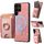 Per Samsung Galaxy S21 Ultra 5G Retro Custodia in pelle con supporto magnetico divisibile (rosa) Per Samsung Galaxy S21 Ultra 5G Retro Custodia in pelle con supporto magnetico divisibile (rosa)