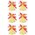 6 pezzi/set 6 cm decorazioni natalizie campane di plastica decorazioni per albero di Natale pendenti 6 pezzi/set 6 cm decorazioni natalizie campane di plastica decorazioni per albero di Natale pendenti