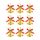9 pezzi/set 3,6 cm decorazioni natalizie campane di plastica decorazioni per albero di Natale pendenti 9 pezzi/set 3,6 cm decorazioni natalizie campane di plastica decorazioni per albero di Natale pendenti