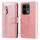 Per OPPO Reno13 Global Fashion Calf Texture Custodia in pelle con cerniera per telefono (oro rosa)