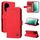 Custodia per telefono in pelle con bottone in metallo e motivo albero della vita per Honor 300 (rosso) Custodia per telefono in pelle con bottone in metallo e motivo albero della vita per Honor 300 (rosso)