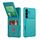 Per Samsung Galaxy S24 FE 5G Custodia per telefono in pelle con supporto verticale a ribalta (verde ciano) Per Samsung Galaxy S24 FE 5G Custodia per telefono in pelle con supporto verticale a ribalta (verde ciano)