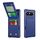 Per Google Pixel 9 / 9 Pro Custodia per telefono in pelle con supporto verticale a ribalta (blu scuro)