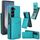Per Samsung Galaxy Z Fold5 AwQuer AW006-R20 RFID Vertical Flip Card Bag Holder Custodia in pelle per telefono (verde) Per Samsung Galaxy Z Fold5 AwQuer AW006-R20 RFID Vertical Flip Card Bag Holder Custodia in pelle per telefono (verde)