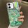 Per iPhone 12 Custodia per telefono MagSafe con texture Glacier Gradient Plating (verde) Per iPhone 12 Custodia per telefono MagSafe con texture Glacier Gradient Plating (verde)