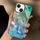 Per iPhone 14 Plus Custodia per telefono MagSafe con texture ghiacciata e placcatura sfumata (argento blu) Per iPhone 14 Plus Custodia per telefono MagSafe con texture ghiacciata e placcatura sfumata (argento blu)