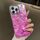 Per iPhone 15 Pro Max Custodia per telefono MagSafe con texture ghiacciata e placcatura sfumata (rosa) Per iPhone 15 Pro Max Custodia per telefono MagSafe con texture ghiacciata e placcatura sfumata (rosa)