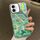 Per iPhone 16 Plus Custodia per telefono MagSafe con trama Glacier Gradient e placcatura (verde) Per iPhone 16 Plus Custodia per telefono MagSafe con trama Glacier Gradient e placcatura (verde)