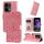Per OPPO Reno13 Global Custodia per telefono in pelle con stampa girasole (oro rosa) Per OPPO Reno13 Global Custodia per telefono in pelle con stampa girasole (oro rosa)