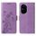 Custodia in pelle per telefono con fiori a farfalla in rilievo per Honor 300 Ultra (viola) Custodia in pelle per telefono con fiori a farfalla in rilievo per Honor 300 Ultra (viola)