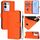 Per vivo Y29 4G Custodia per telefono in pelle tinta unita con cordino (arancione) Per vivo Y29 4G Custodia per telefono in pelle tinta unita con cordino (arancione)