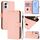 Per vivo Y29S 5G / Y04 5G Custodia per telefono in pelle tinta unita con cordino (rosa) Per vivo Y29S 5G / Y04 5G Custodia per telefono in pelle tinta unita con cordino (rosa)