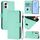Per vivo Y29S 5G / Y04 5G Custodia per telefono in pelle tinta unita con cordino Global Skin Feel (verde menta) Per vivo Y29S 5G / Y04 5G Custodia per telefono in pelle tinta unita con cordino Global Skin Feel (verde menta)