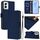 Per vivo Y29S 5G / Y04 5G Custodia per telefono in pelle tinta unita con cordino Global Skin Feel (blu navy) Per vivo Y29S 5G / Y04 5G Custodia per telefono in pelle tinta unita con cordino Global Skin Feel (blu navy)