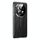 Custodia per telefono cellulare per PC in pelle verniciata semplice con design definitivo per Honor Magic6 (nero)