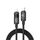 Cavo dati intrecciato in nylon REMAX C01-CL 30W tipo C a 8 pin, lunghezza: 1,2 m (nero) Cavo dati intrecciato in nylon REMAX C01-CL 30W tipo C a 8 pin, lunghezza: 1,2 m (nero)