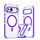 Per Google Pixel 9 Pro XL Custodia per telefono MagSafe in TPU ibrido acrilico trasparente bicolore (viola)