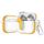 Per AirPods 4 Custodia protettiva per auricolari con blocco colorato (giallo) Per AirPods 4 Custodia protettiva per auricolari con blocco colorato (giallo)