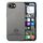 Per iPhone 16e Twill Tessuto Pelle Custodia Posteriore per Telefono (Grigio) Per iPhone 16e Twill Tessuto Pelle Custodia Posteriore per Telefono (Grigio)