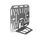 Rhinowalk SK800 per Brompton Adattatore di montaggio base di montaggio fai da te per bicicletta anteriore (grigio) Rhinowalk SK800 per Brompton Adattatore di montaggio base di montaggio fai da te per bicicletta anteriore (grigio)