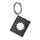 Per AirTag Locator MP3 Style Custodia protettiva con portachiavi (nero)