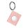 Per AirTag Locator MP3 Style Custodia protettiva con portachiavi (rosa)