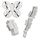 Per DJI Flip Sunnylife Fibbia di fissaggio del braccio anti-vibrazione Fibbia integrata Fibbia anticollisione a sgancio rapido (grigio)