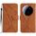 Per Xiaomi 15 Ultra Custodia per telefono in pelle goffrata con cuciture (marrone) Per Xiaomi 15 Ultra Custodia per telefono in pelle goffrata con cuciture (marrone)