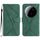 Per Xiaomi 15 Ultra Custodia per telefono in pelle goffrata con cuciture (verde) Per Xiaomi 15 Ultra Custodia per telefono in pelle goffrata con cuciture (verde)