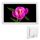 XCLT1850 Cornice digitale con display LED da 18,5 pollici, tipo di spina: spina UK (bianco)