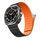 Per Samsung Galaxy Watch Ultra 47mm AP cinturino magnetico in silicone bicolore (nero arancione) Per Samsung Galaxy Watch Ultra 47mm AP cinturino magnetico in silicone bicolore (nero arancione)