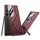 Per Samsung Galaxy S24 Ultra 5G GKK Mech Style Custodia per telefono con supporto pieghevole ultrasottile, penna non inclusa (rosso)