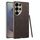 Per Samsung Galaxy S24 Ultra 5G GKK Metal Paint Skin Feel Suede Custodia per telefono a copertura totale (caffè) Per Samsung Galaxy S24 Ultra 5G GKK Metal Paint Skin Feel Suede Custodia per telefono a copertura totale (caffè)