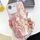 Per iPhone 16e placcatura glitter texture catena cinturino custodia per telefono in TPU con pellicola per lenti (grinze rosa) Per iPhone 16e placcatura glitter texture catena cinturino custodia per telefono in TPU con pellicola per lenti (grinze rosa)