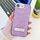 Per iPhone 16e placcatura glitter texture pieghevole supporto TPU custodia per telefono con pellicola per lenti (modello conchiglia viola) Per iPhone 16e placcatura glitter texture pieghevole supporto TPU custodia per telefono con pellicola per lenti (modello conchiglia viola)