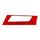 Adesivo per cornice altoparlante cruscotto guida a destra BMW Serie 8 G14 2019-2024 (rosso) Adesivo per cornice altoparlante cruscotto guida a destra BMW Serie 8 G14 2019-2024 (rosso)