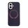 Per iPhone 16 Plus Custodia magnetica in silicone Magsafe (viola scuro)